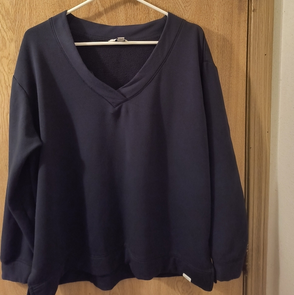 Orvis Classic Collection V Neck Modal Blend Black Soft comfy Sweater Women's L - Picture 6 of 6